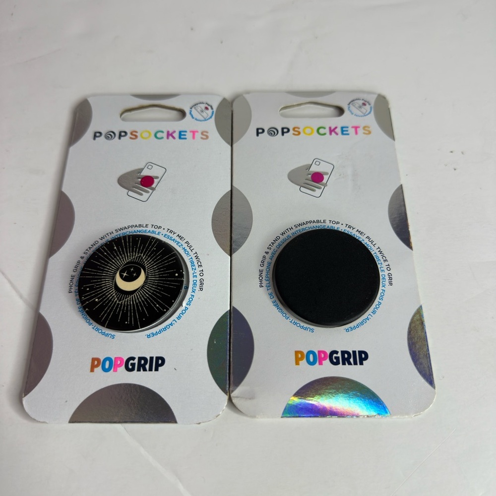 NWT  lot 2 PopSockets Sticky Cell Phone Mounts and Holders
